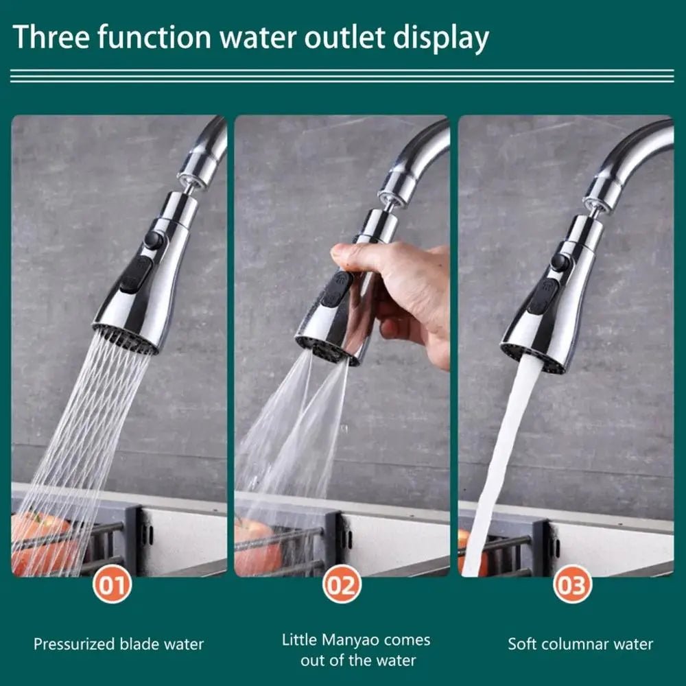 3 Modes Kitchen Sink Faucet - AMAZIKART