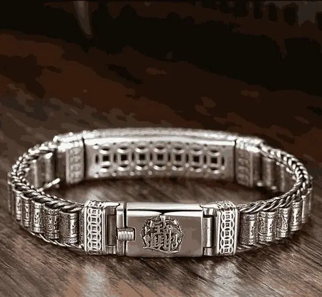 Charm Bracelet Men Cuff Personality Jewelry - AMAZIKART