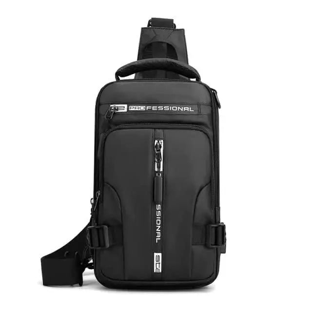 Multifunctional Sling Bag with USB Charging Port - AMAZIKART