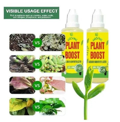 Plant Boost Liquid Biofertilizer for All Crops,Organic (Pack of 4) - AMAZIKART