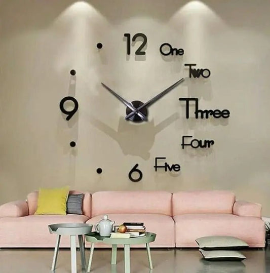 Wall Clock Sticker - AMAZIKART