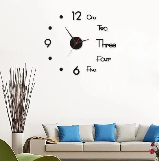 Wall Clock Sticker - AMAZIKART