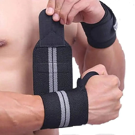 Wrist Band Straps With Thumb Loop For Gym (Pack of 1) - AMAZIKART